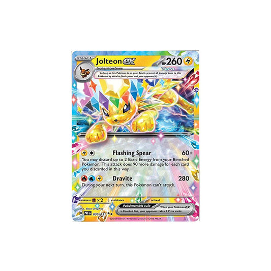 Jolteon ex #30 Pokemon Prismatic Evolutions