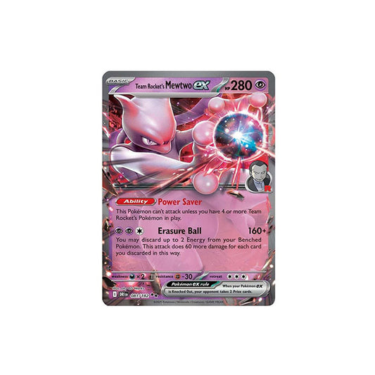 Team Rocket's Mewtwo Ex #81 Pokemon Destined Rivals