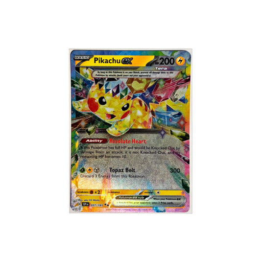 Pikachu ex #57 Pokemon Surging Spark