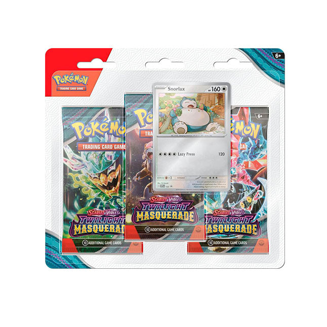 Twilight Masquerade 3 pack Blister (Snorlax Promo)